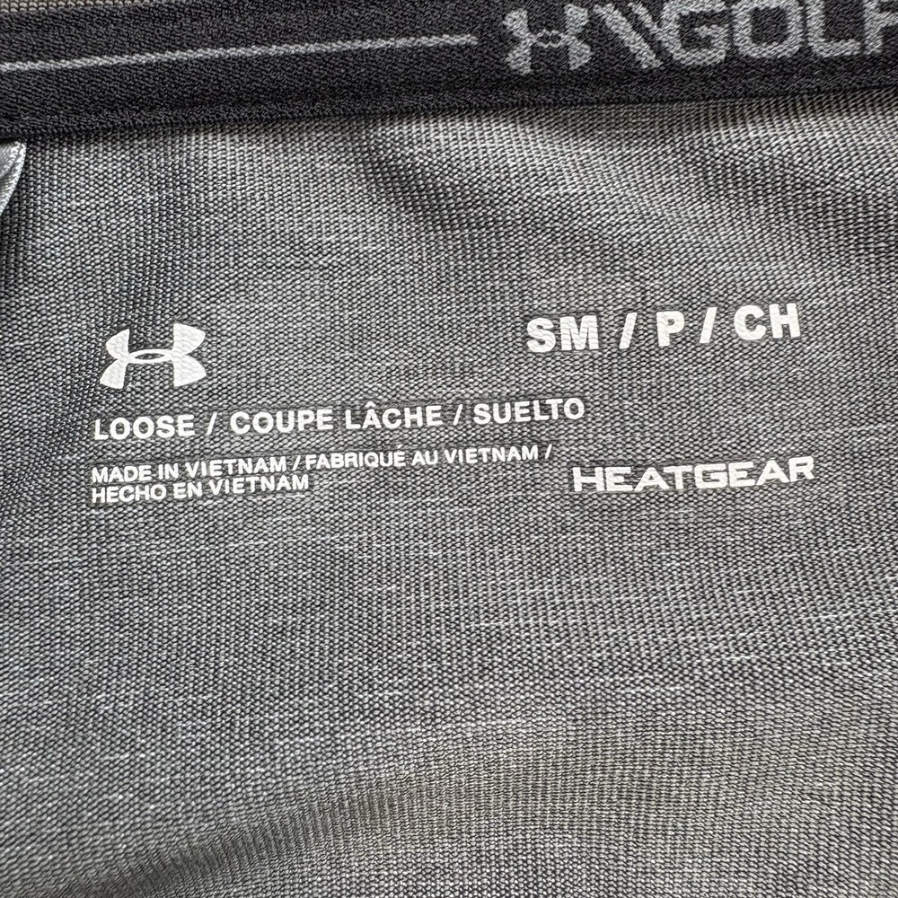 Under Armour Pullover Men's S Gray Playoff 2.0 Heatgear 1/4 Zip Golf Performance - Picture 4 of 11